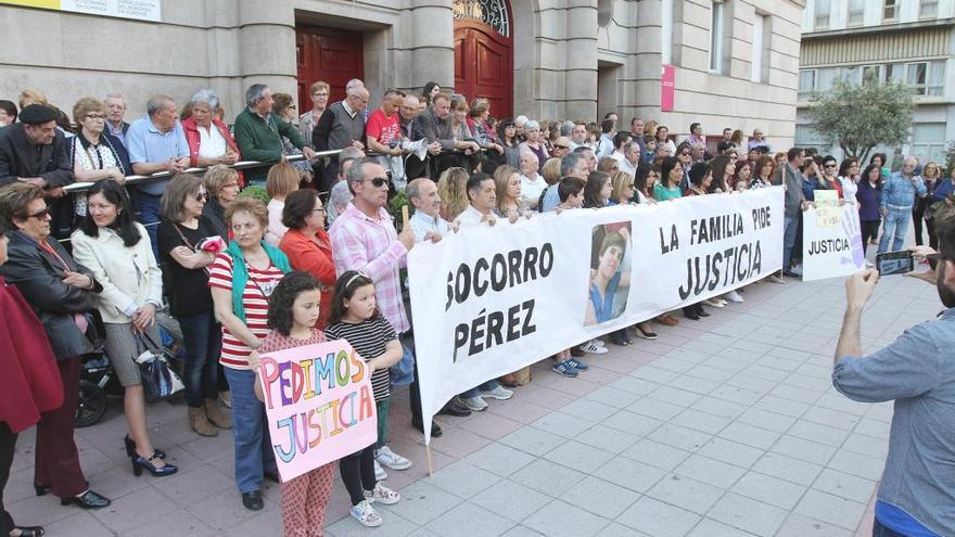 Allegados de Socorro Pérez se concentraron por última vez en el primer aniversario del crimen