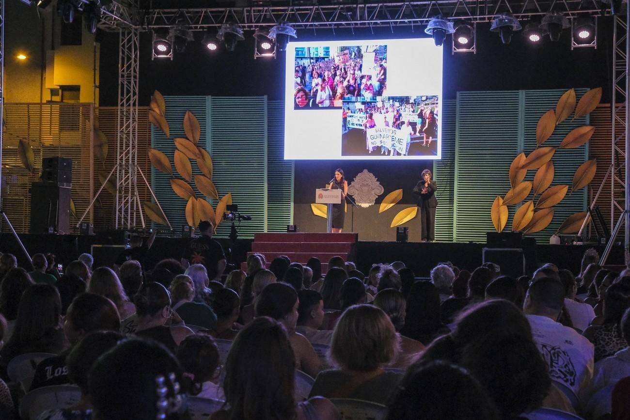 Pregón de las Fiestas del Pilar, en Guanarteme