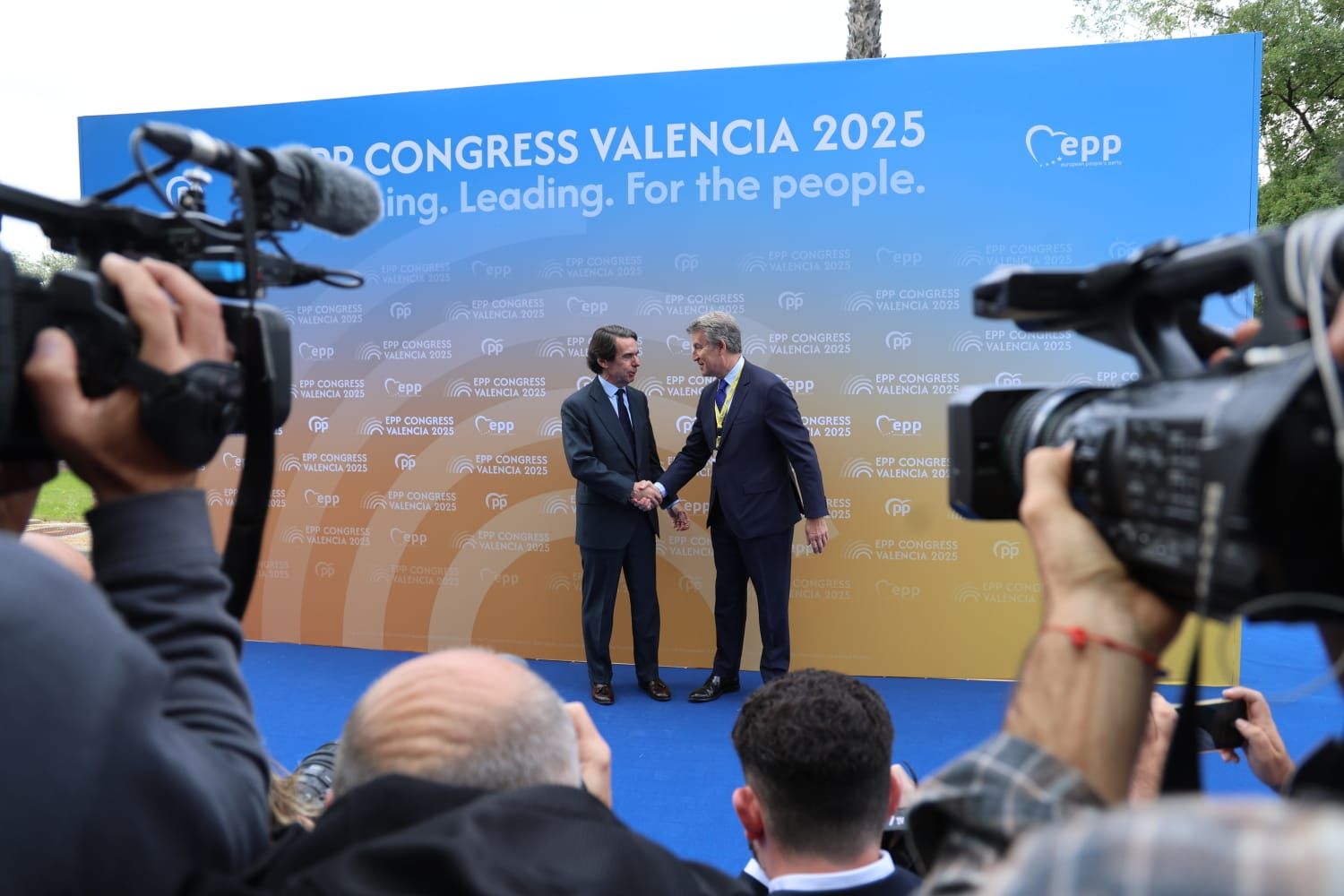 Todas las fotos de la segunda jornada del congreso del PP europeo en València