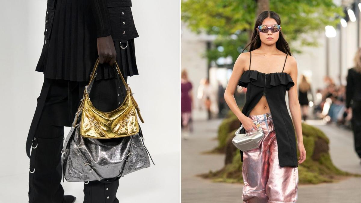 La tendencia de los bolsos metalizados arrasa esta temporada