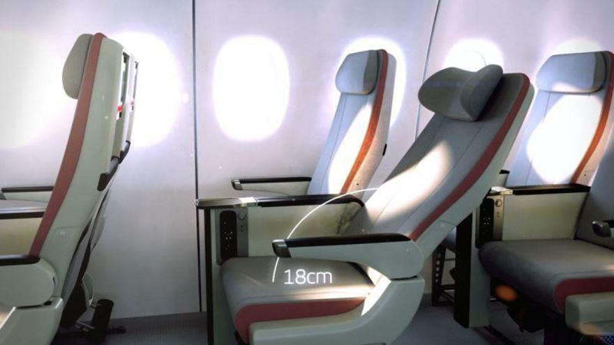 Iberia Express es la aerolínea europea que ofrece menor espacio entre sus asientos