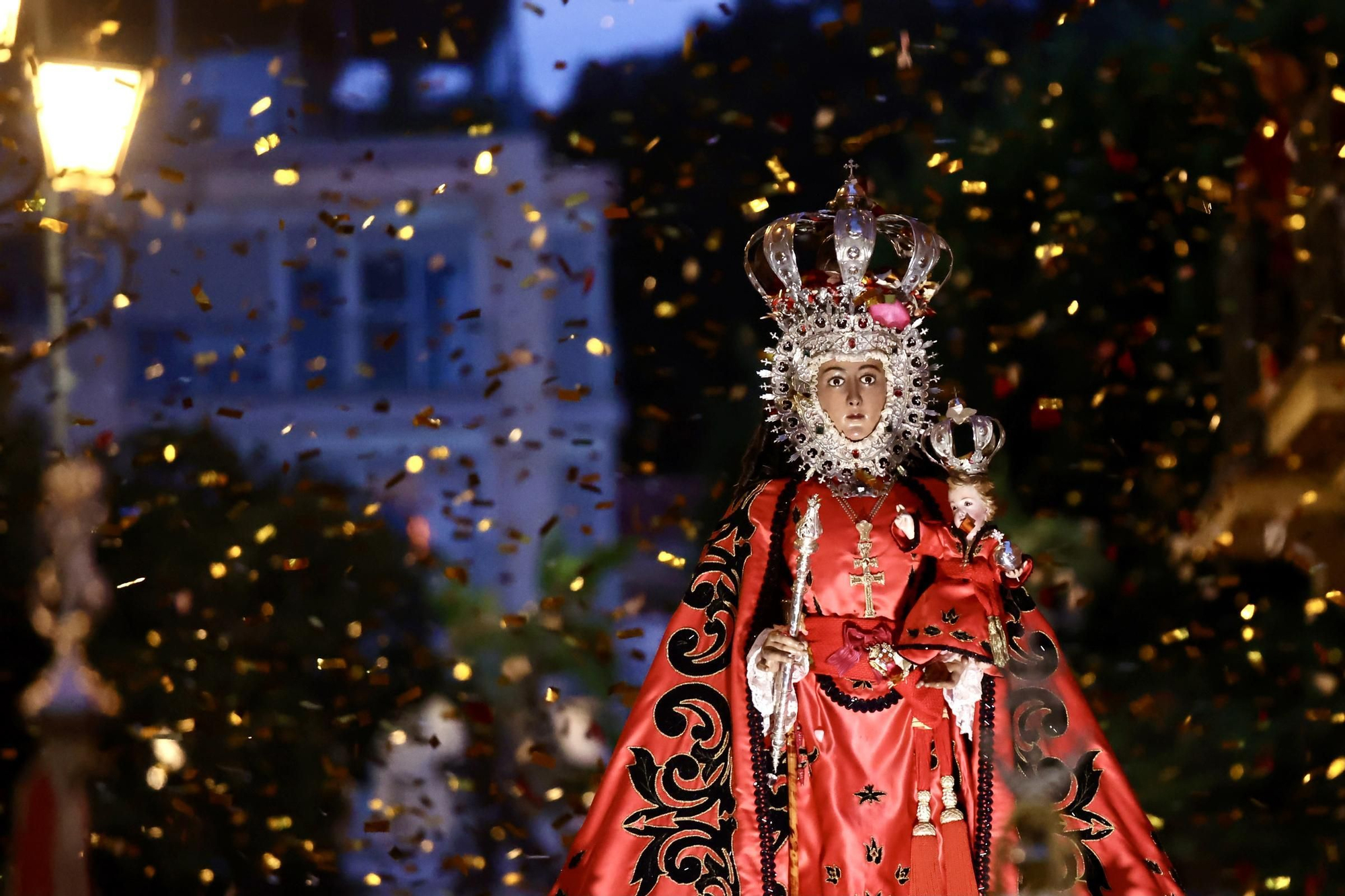 La llegada de la Virgen de la Fuensanta a Murcia para la Feria, en imágenes.