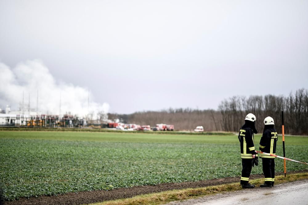 Explosión en una estación de gas en Austria