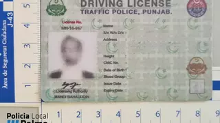 Investigado en Palma por circular con un carné de conducir pakistaní falso