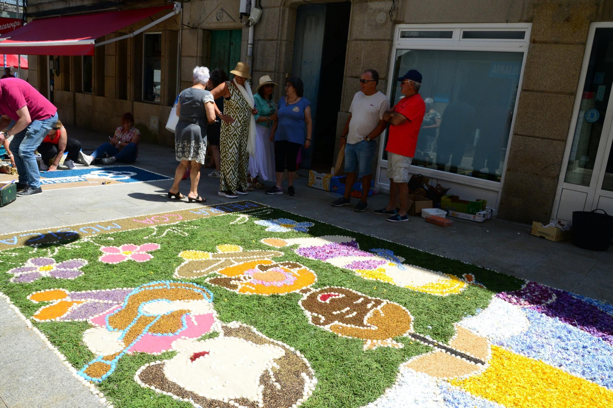 La fiesta de las alfombras florales del Corpus en Bueu (III)