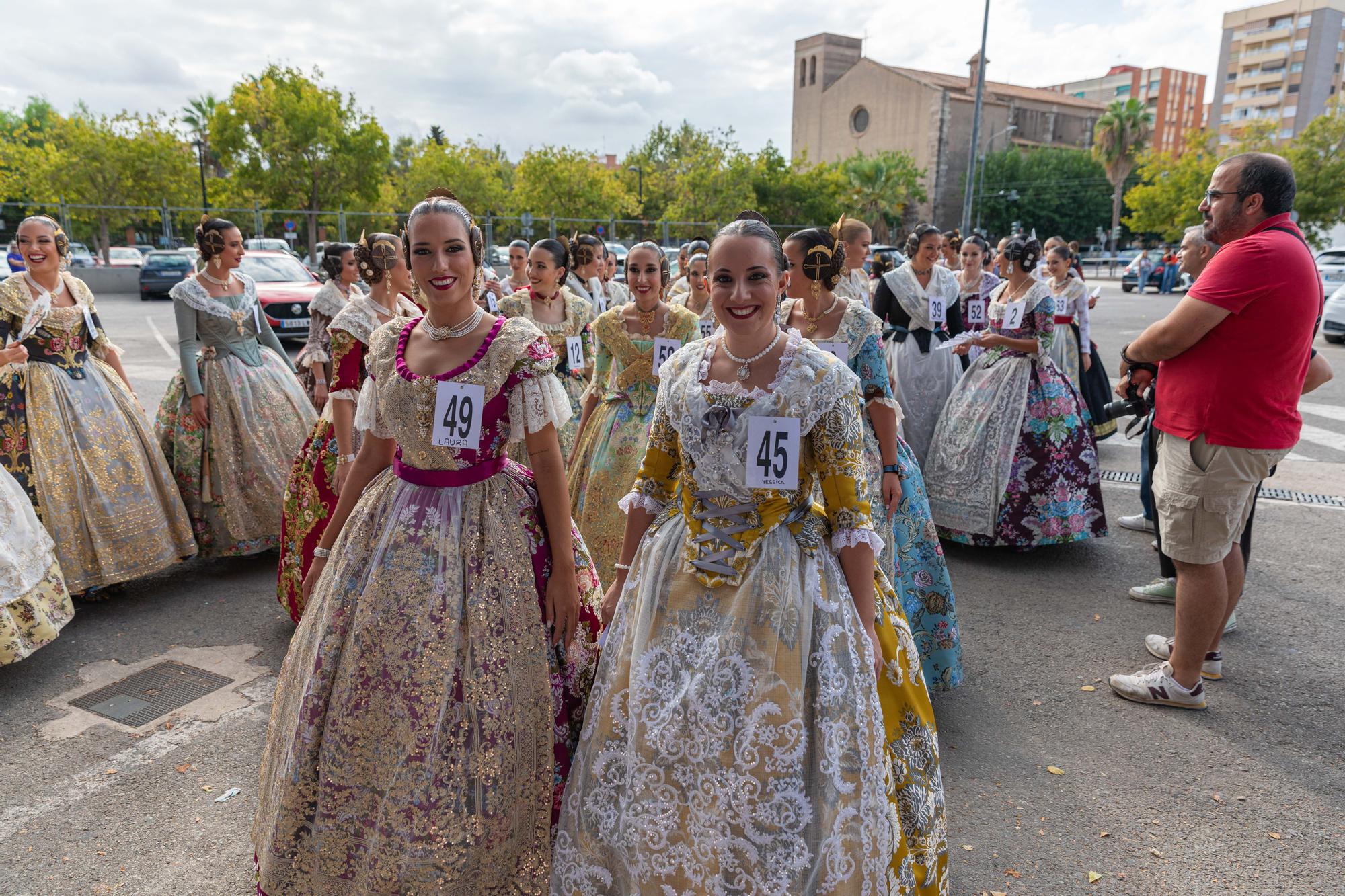 Visita de las candidatas al Ciutat de València