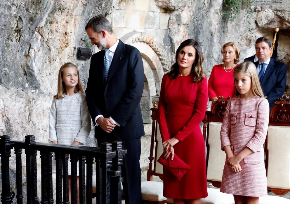 Visita de la Casa Real a Covadonga