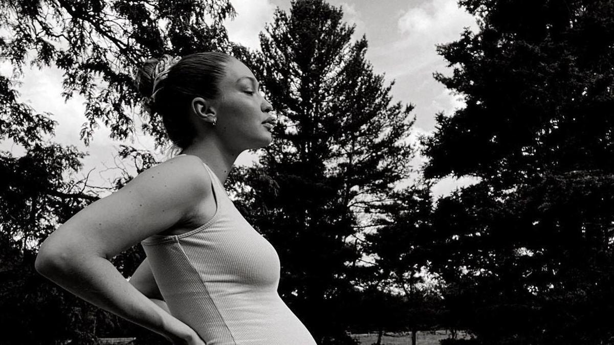 Gigi Hadid muestra ahora imágenes de la recta final de su embarazo