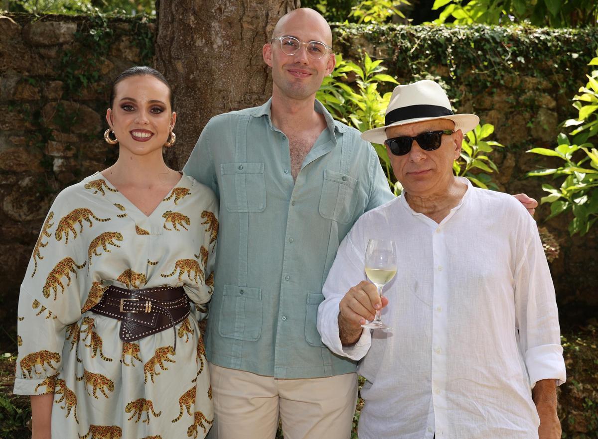 Canela Pumares, Mauro Pedrero y José Gómez.