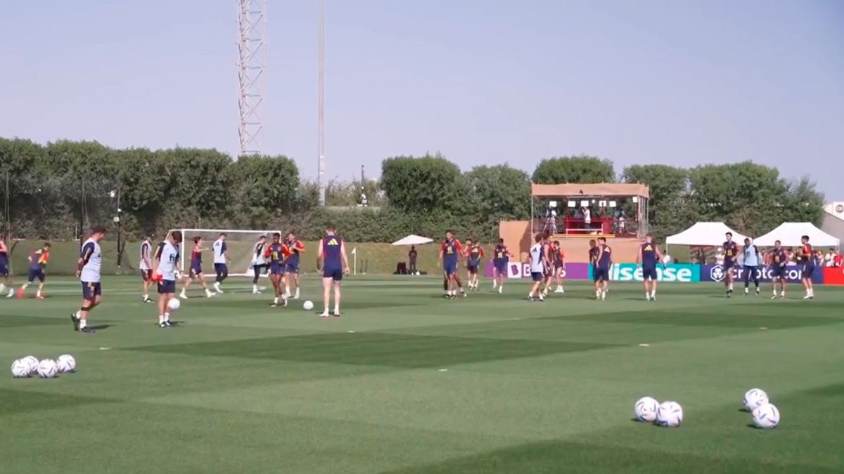 La selección española ya prepara el partido ante Japón