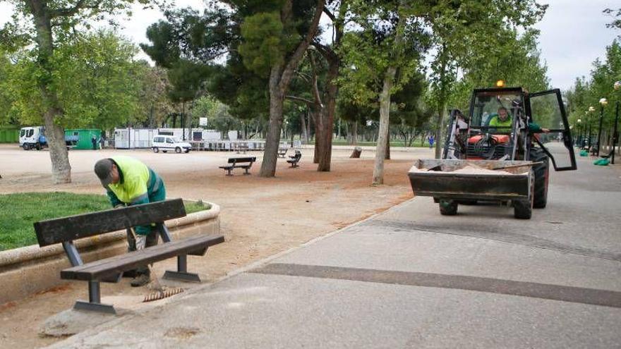 Zaragoza destina 40.000 euros al cambio del riego del parque del Tío Jorge