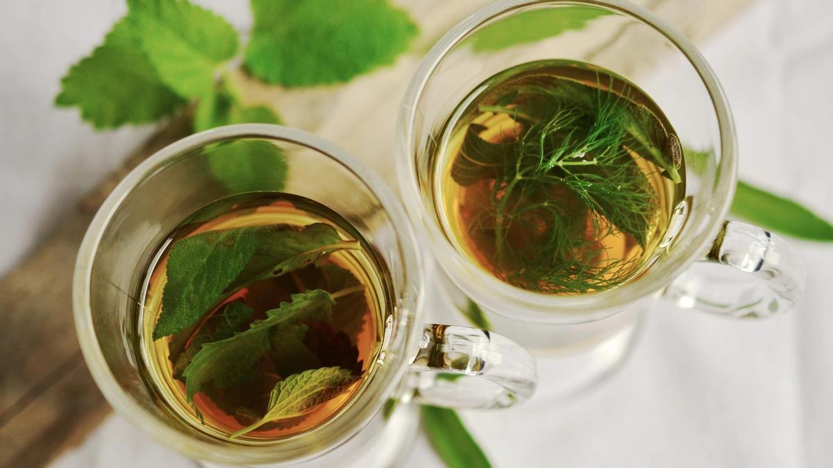 Dos tazas de té.