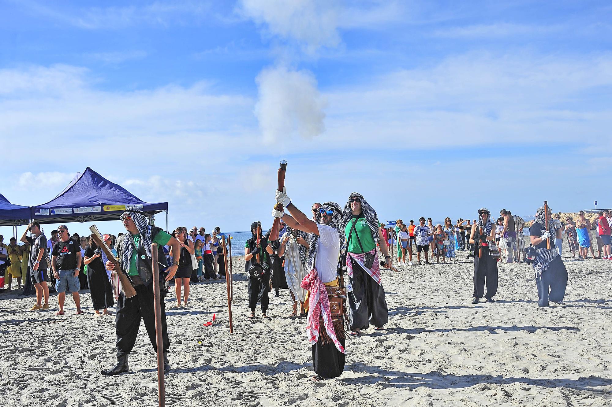 FIESTAS SANTA POLA. Asalto moro en la playa de Levante.