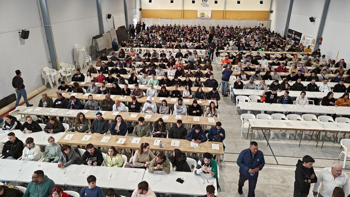 Galería de imágenes del examen para el permiso de taxista en Sant Josep.