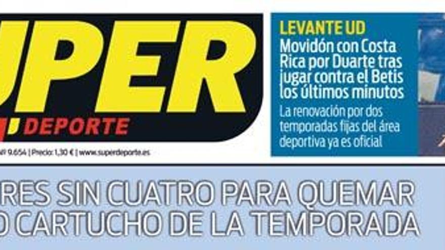 La portada de SUPER del domingo