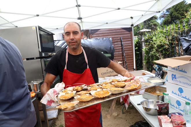 Cambados sabe a vieira con albariño