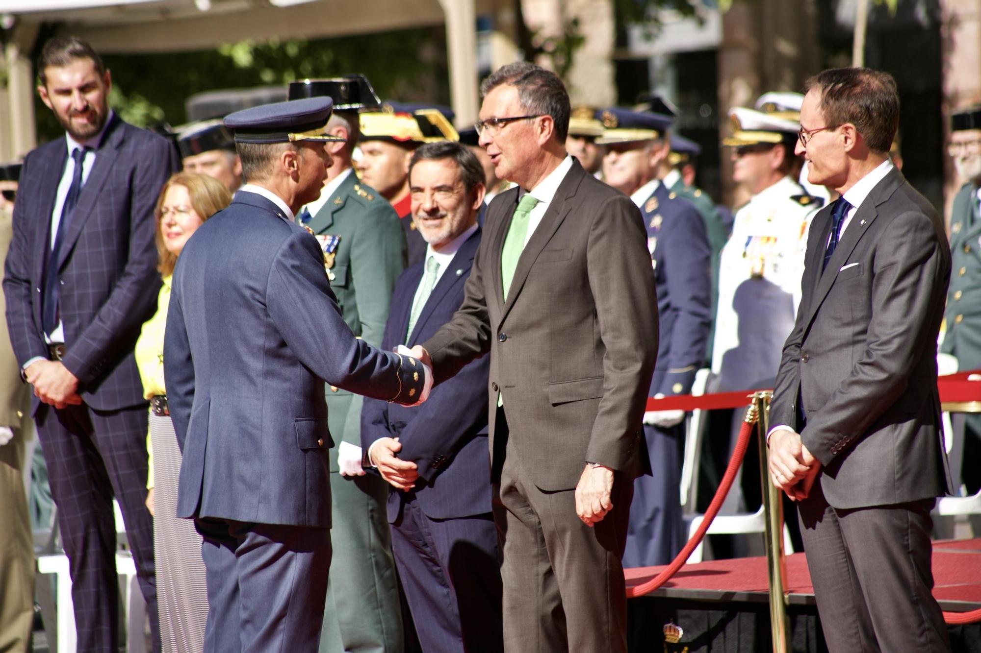 Celebración de la Festividad de la Virgen del Pilar, patrona de la Guardia Civil, en Murcia