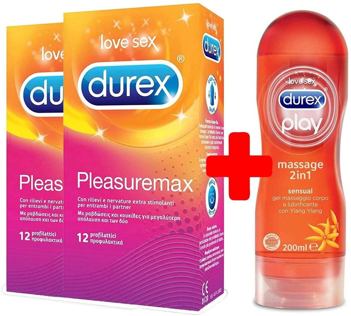 Durex Masaje Gel 2 en 1 + preservativos, de venta en Amazon