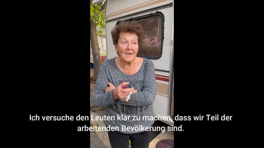 Besuch bei Begoña Iglesias, der Sprecherin der Wohnwagensiedlung bei Son Hugo in Palma