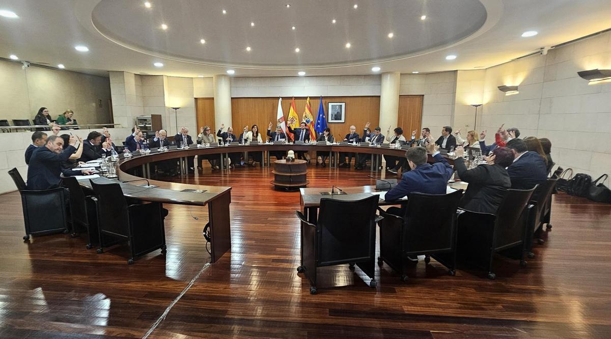 Momento de la votación del galardón Félix de Azara.