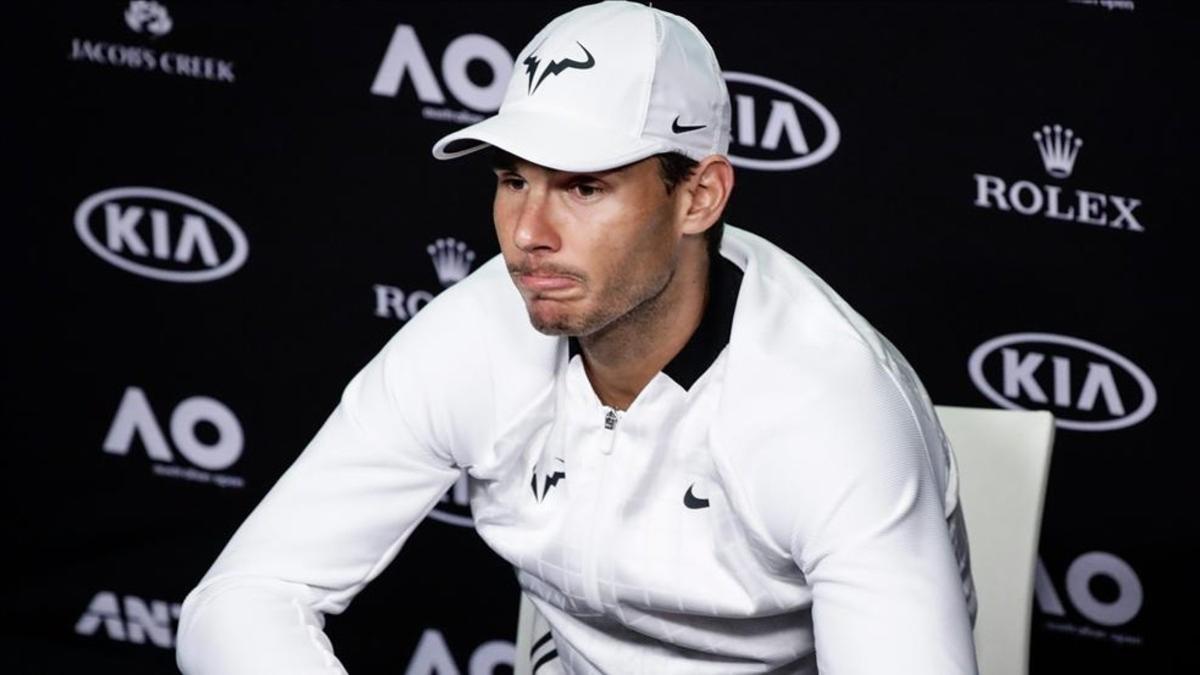 Rafa Nadal ha tenido un fuerte desgaste en el primer mes de competición