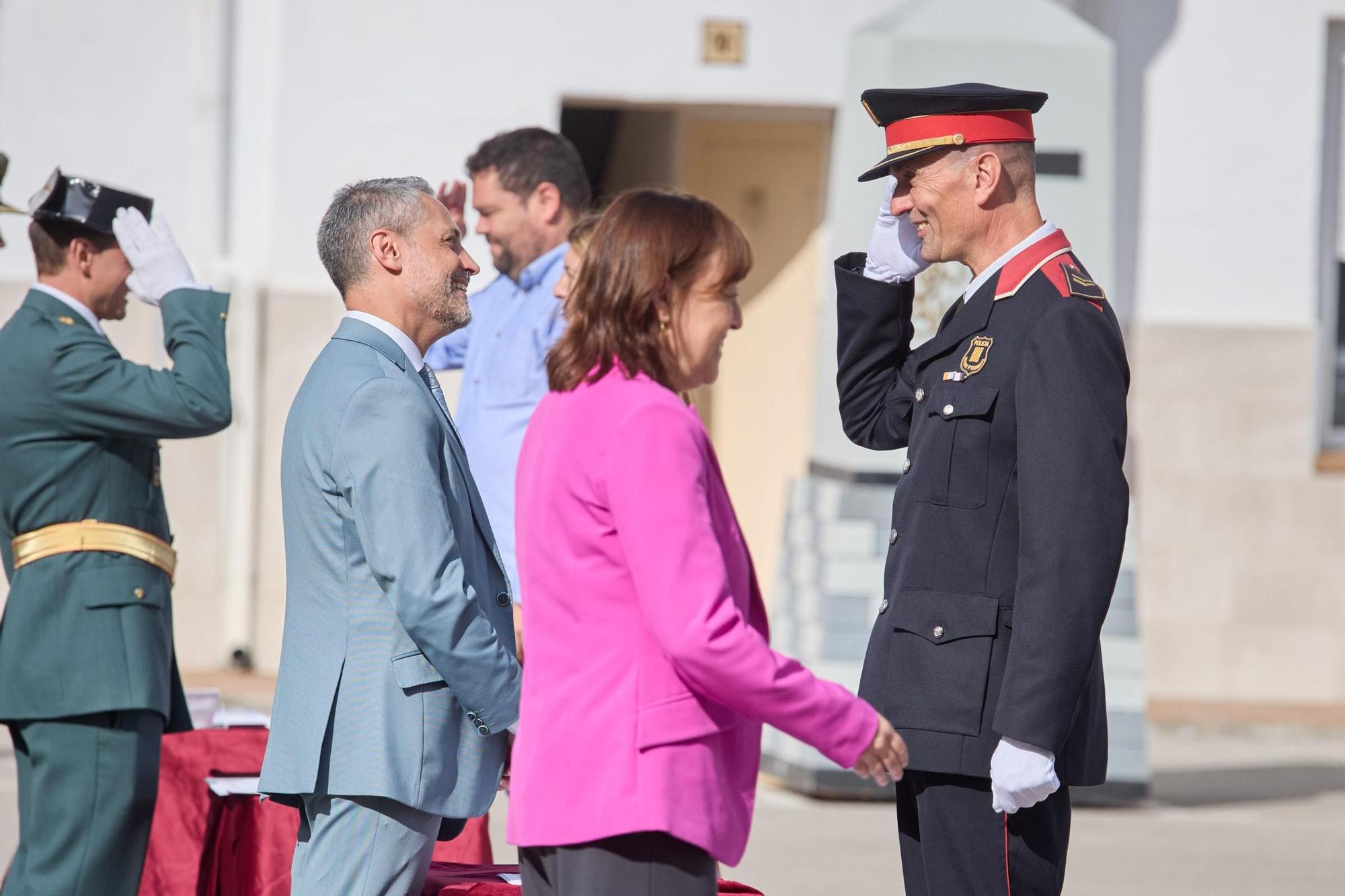 Imatges de la Guàrdia Civil celebrant la seva patrona a Girona