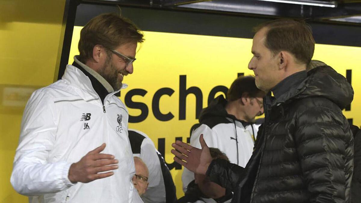 Klopp y Tuchel juntos