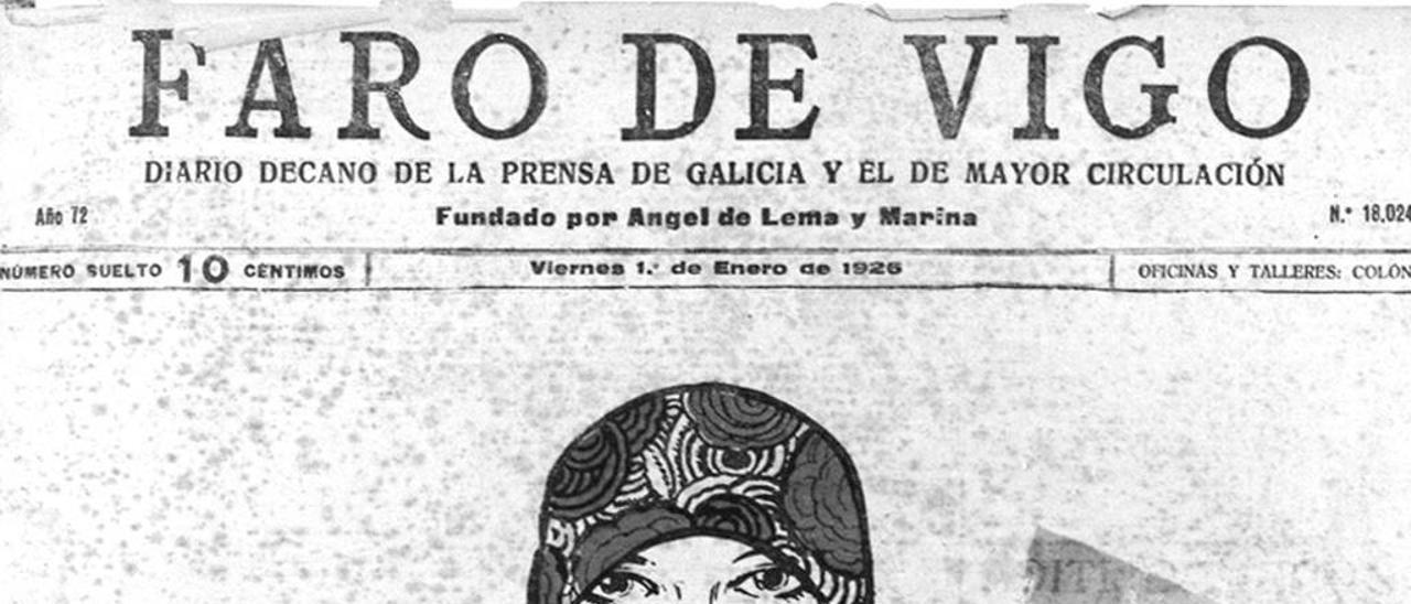 Ilustración para la portada del decano del 12 de enero de 1925.