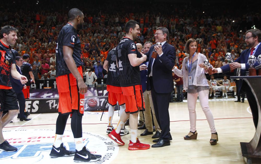 Así ha sido la celebración del Valencia Basket