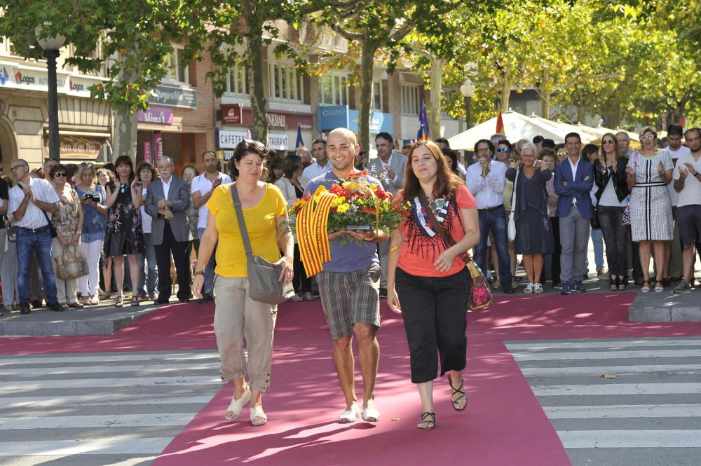 Les ofrenes de la Diada a Manresa