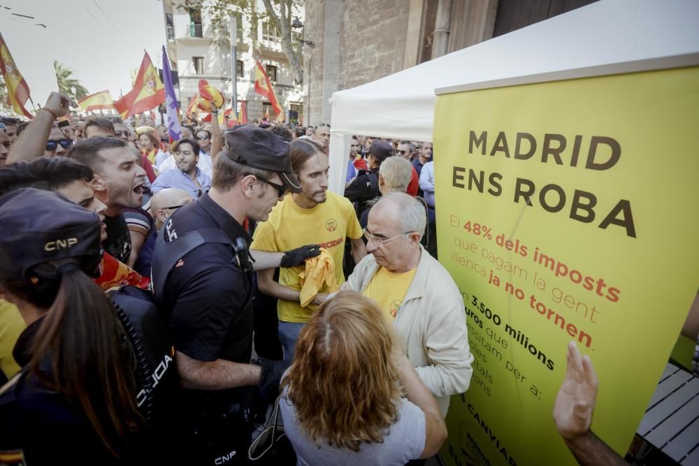 Accidentada manifestación por la