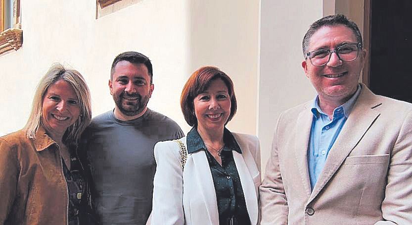Antonia Portell, Llorenç Perello, Maria Jose Frau y Guillem Ginard.