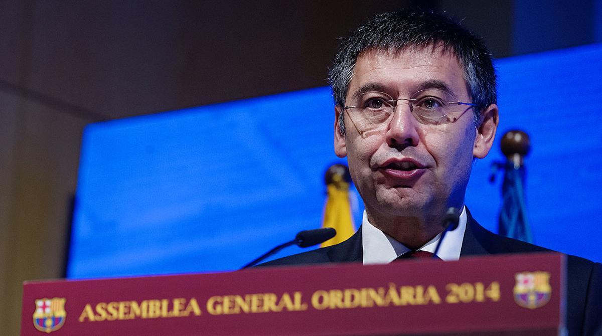 Discurso del presidente del Barça en la asamblea de compromisarios.