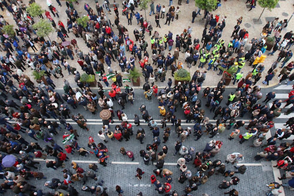 Concentración en Málaga por unas pensiones "dignas"