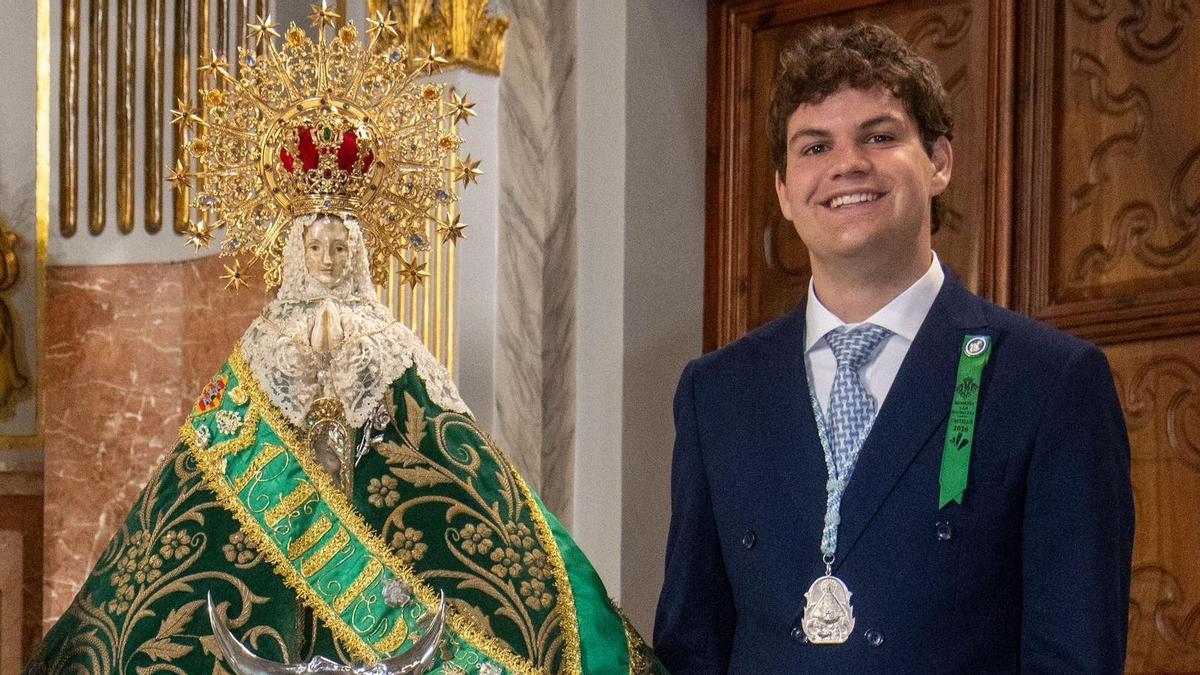 Jaime Pardo, clavario de las fiestas de la Mare de Déu del Lledó.