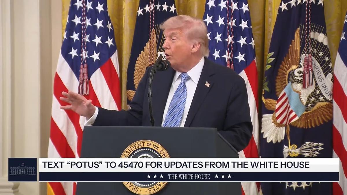 Trump: "Soy mucho más joven que un mayor, me siento igual que hace 50 años"