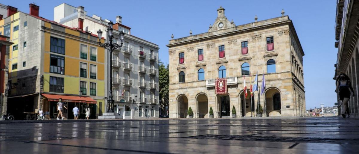 El Ayuntamiento de Gijón.