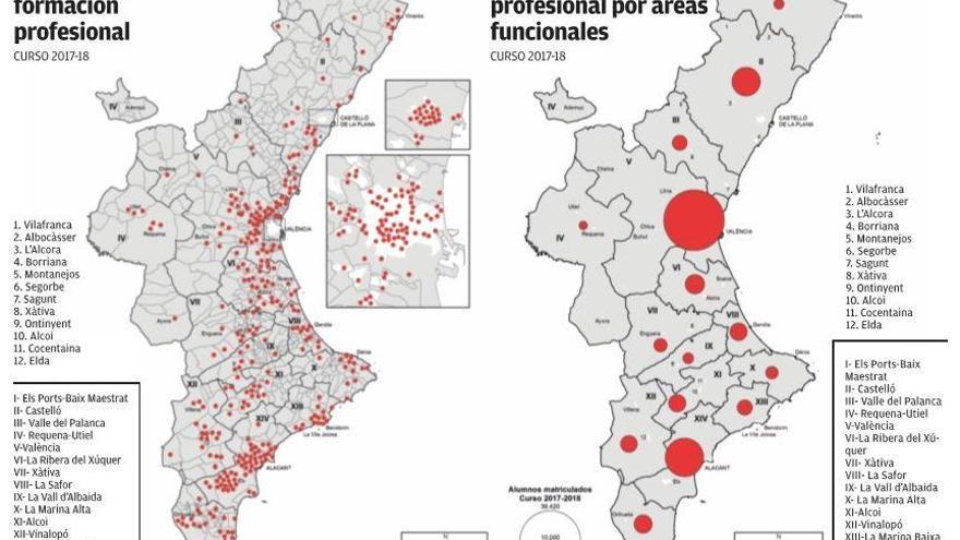 Formación Profesional, organización territorial  y estrategias de futuro