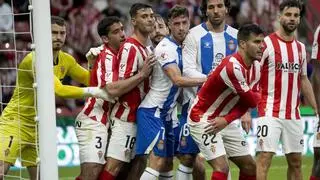 Espanyol - Sporting, partido de vuelta de las semifinales del playoff de ascenso a Primera División