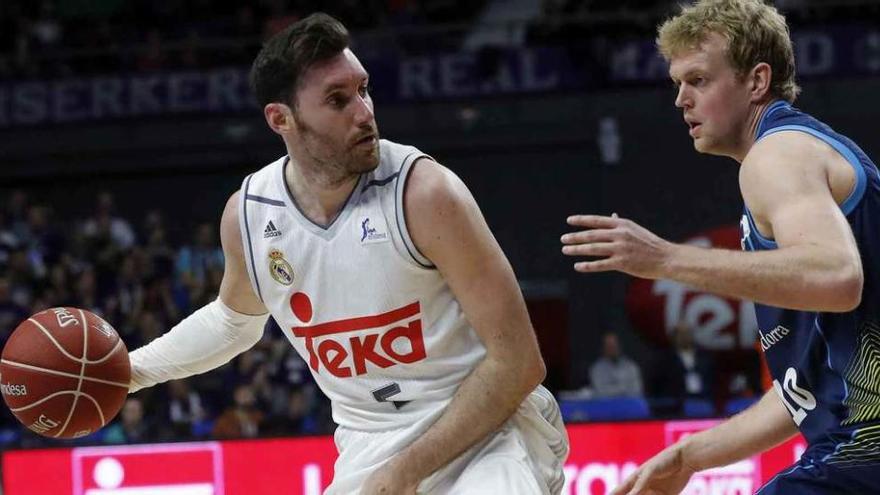 Rudy Fernández durante un partido esta pasada temporada.