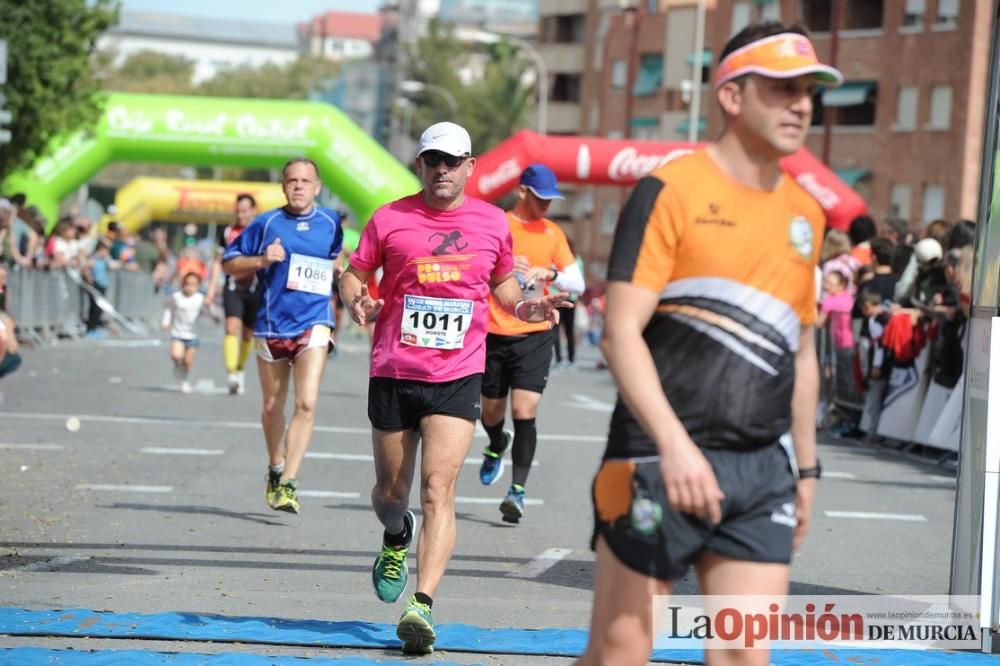 Media Maratón de Murcia: llegada (2ª parte)