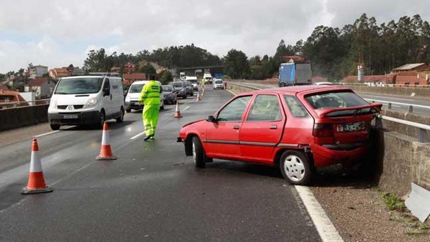 Estado del vehículo accidentado // RICARDO GROBAS