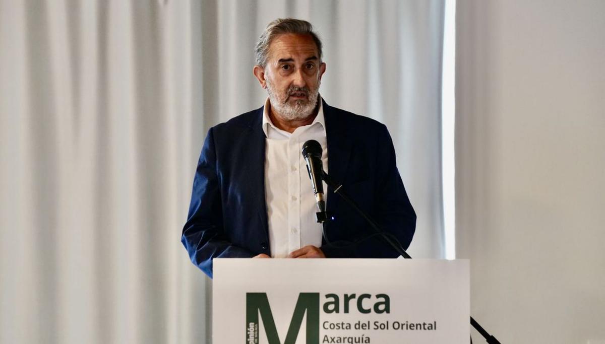 José Ramón Mendaza, director de La Opinión de Málaga, en el evento Marca Axarquía.
