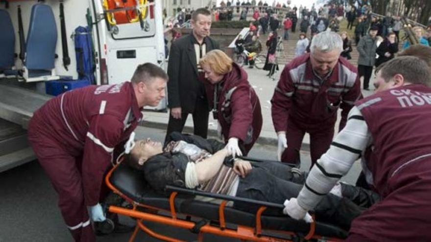 Explosión en el metro de Minsk