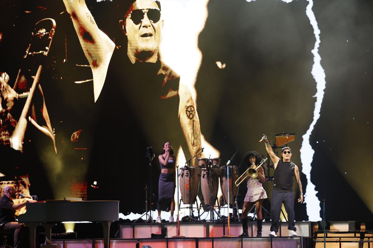 Las imágenes del concierto de Alejandro Sanz en Sevilla Las imágenes del concierto de Alejandro Sanz en Sevilla
