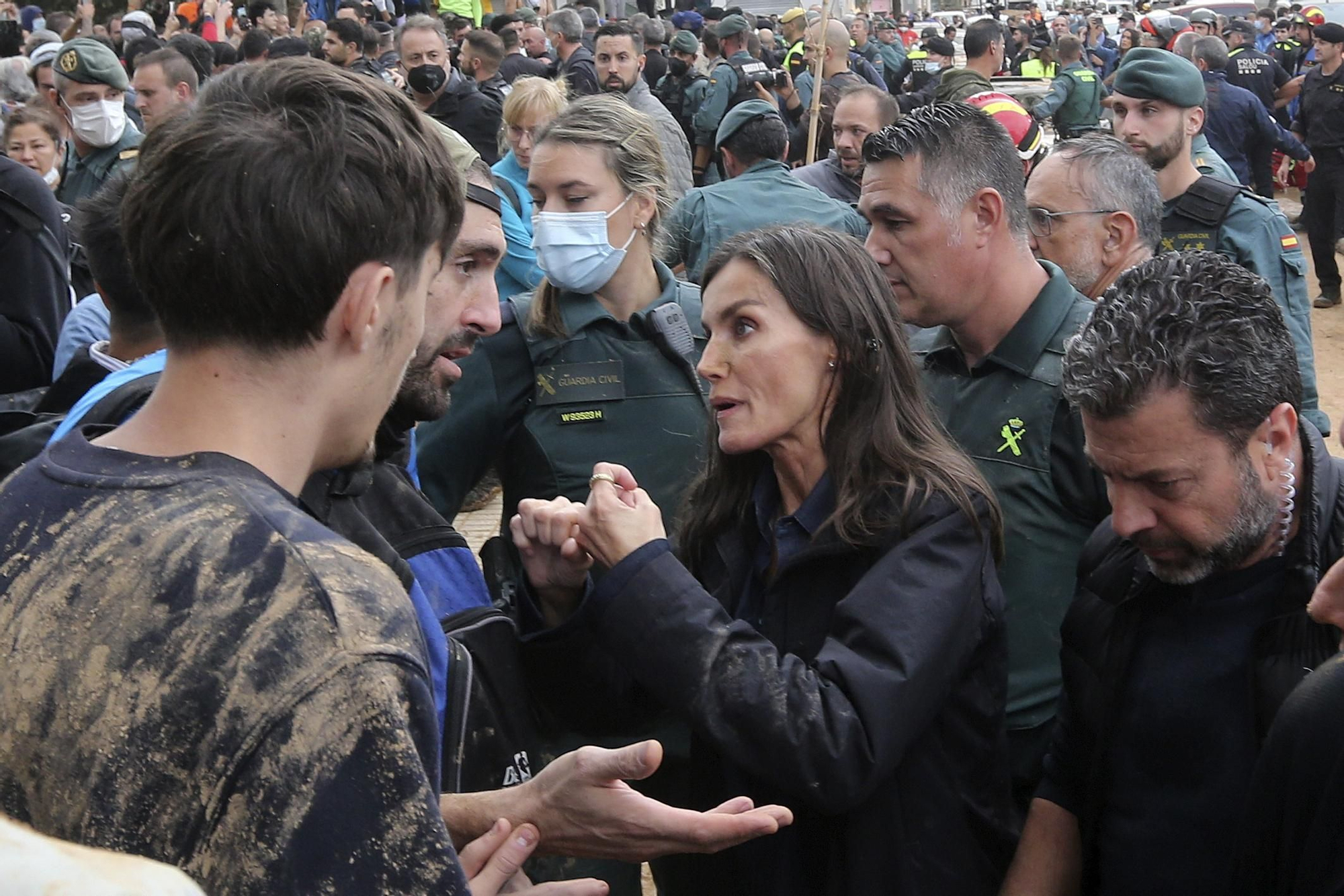 Disturbios en la visita de los Reyes, Sánchez y Mazón a Paiporta