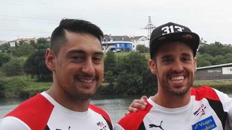 Rubén Vicente y Carlos Garrote, del Durius Kayak