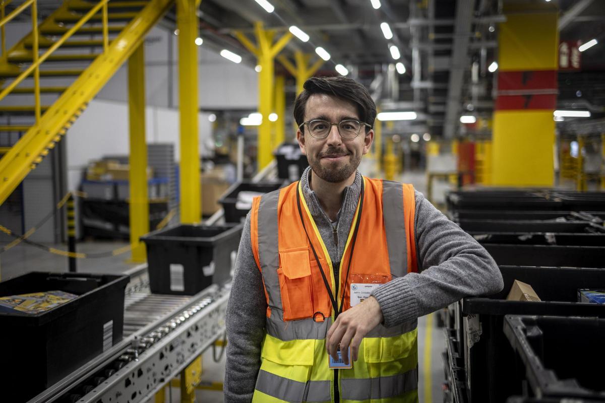 Jaime González del Palacio, director del nuevo centro logístico de Amazon en La Muela (Zaragoza).