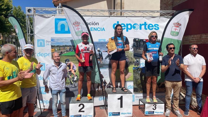 Pepa García, subcampeona del último triatlón de Castilla y León y ganadora de la Copa Diputación de Palencia