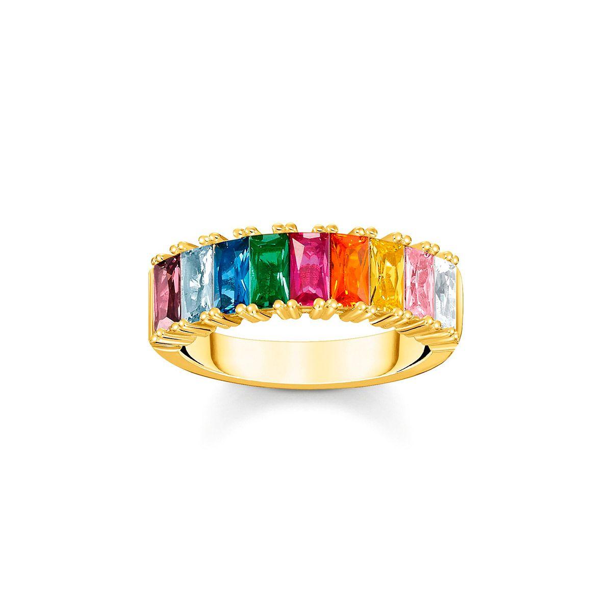 Anillo de piedras de colores de Thomas Sabo